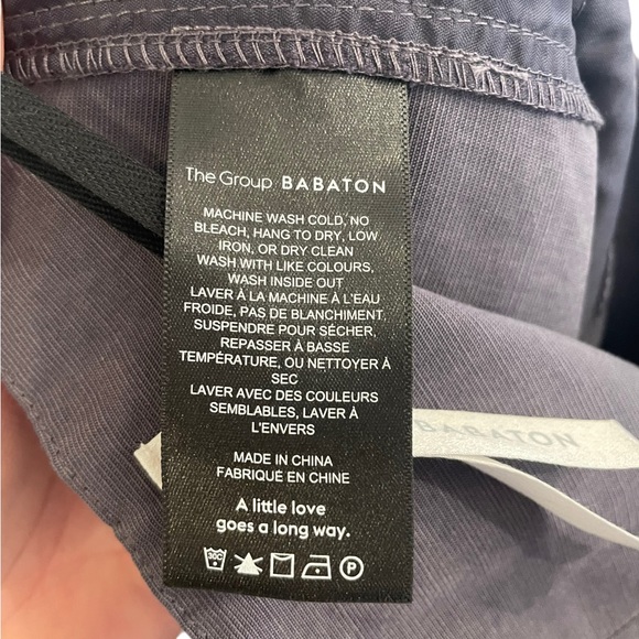 ARITZIA The Group Babaton The Kerri Pant Wide Leg Cropped in Periscope New - Picture 8 of 12